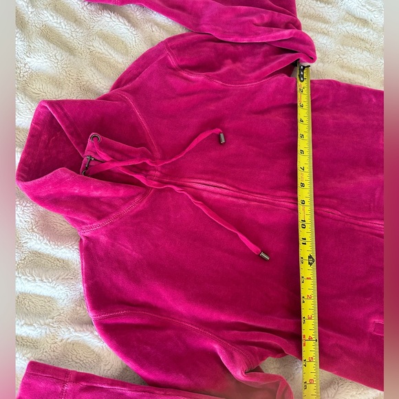 TALBOTS Rose Pink Soft Velvet Feel Velour Long Sleeve Light Jacket Size Mp - Picture 5 of 9